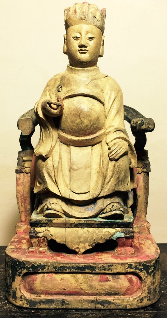TAIWAN Religious Sculpture - Hout - China #1.1