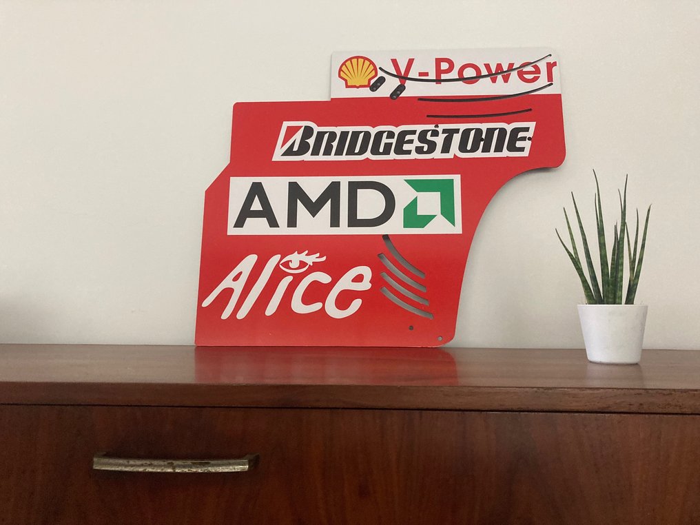 Ferrari - Kimi Räikkönen - 2007 - Replik-Hinterflügel-Endplatte #1.0