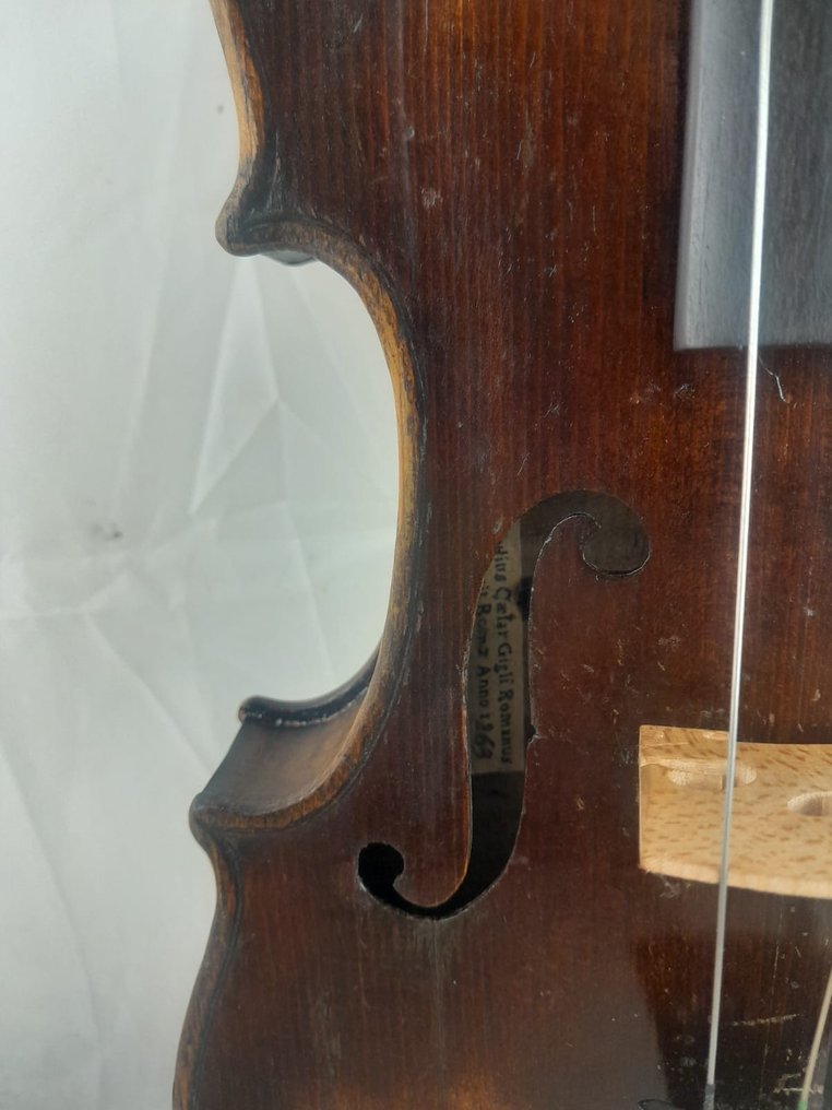 Labelled Julius Caelar Gigli Romanus Roma 1863 -  - 小提琴 - 意大利 #2.1