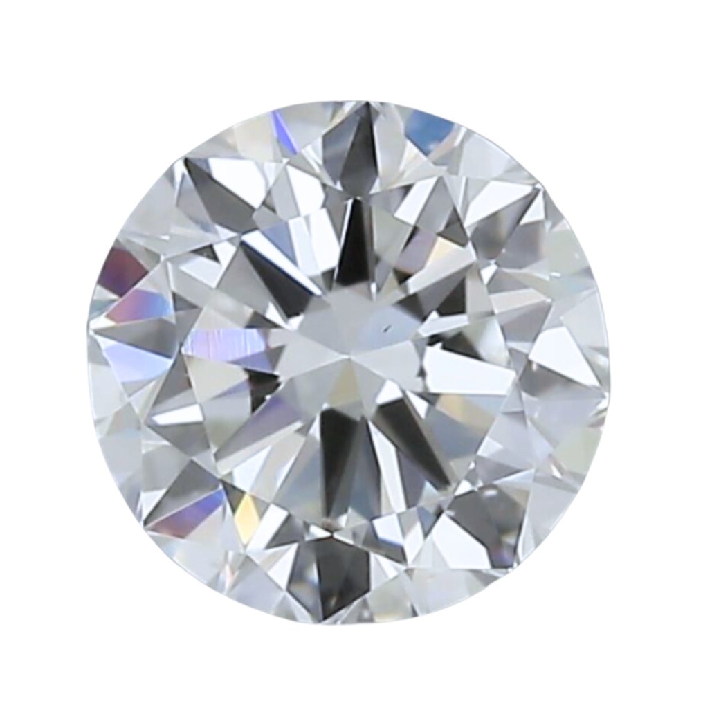 1 pcs Diamant  - 1.00 ct - Rotund - VS2 #1.1