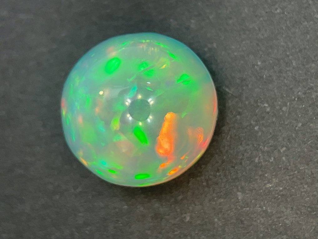 White (orange) + Play of Color (Vivid) Fine Color Quality + Crystal Opal - 2.33 ct #2.1