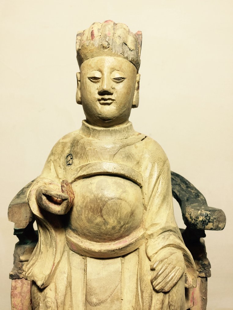 TAIWAN Religious Sculpture - Hout - China #2.1