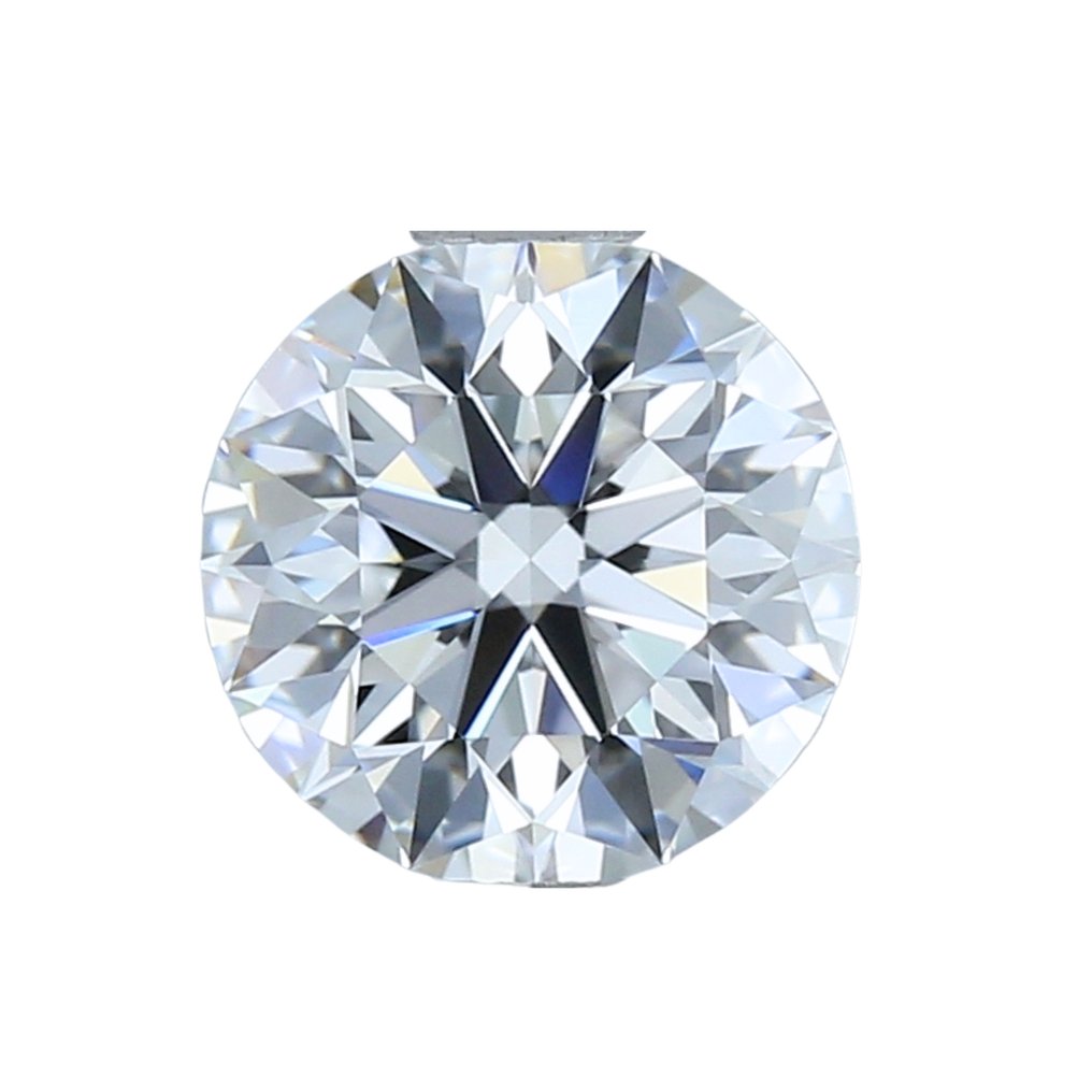 1 pcs Diamante - 0.90 ct - Rotondo, ---Diamante Dif Taglio Eccellente --- - D (incolore) - IF (Internamente Perfetto) #1.2