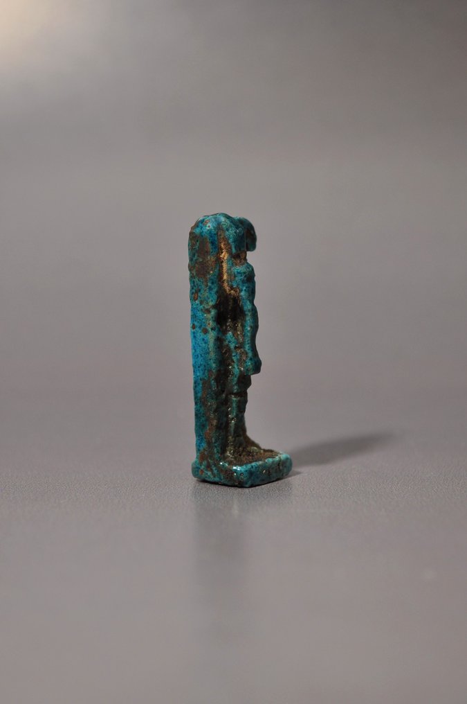 古埃及，後期 Faience Thot 护身符 - 4.7 cm #4.3