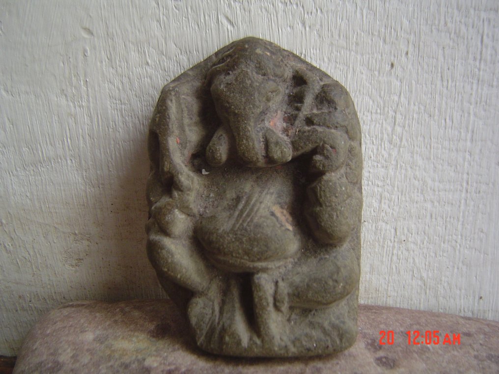 Ganesha - Stein - Indien - 17.-18. Jahrhundert #1.1