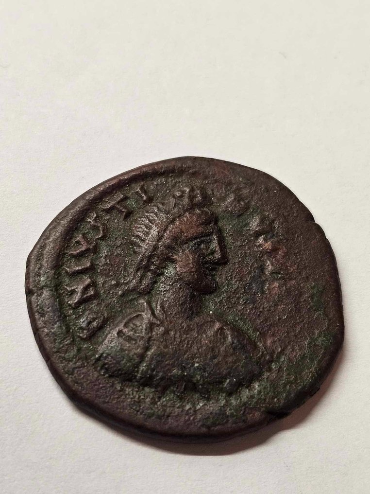 Bysantinska riket. Justin I and Justinian I joint reign. Follis 527 AD #1.1