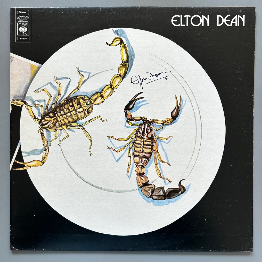 Elton Dean - Elton Dean (SIGNED 1st pressing) - 單張黑膠唱片 - 第一批 模壓雷射唱片 - 1971 #1.1