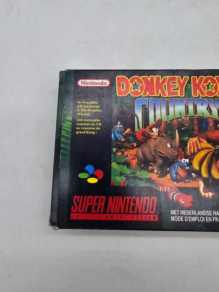 Nintendo - OLD STOCK Extremely Rare - Super Nintendo SNES - Donkey Kong Country First edition FAH Version - Video game - In original box #2.2