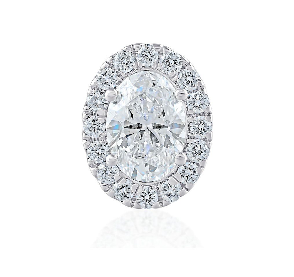 Ohrringe Weißgold -  1.84ct. tw. Diamant  (Laborgezüchtet (Lab Grown)) - Diamant #2.1