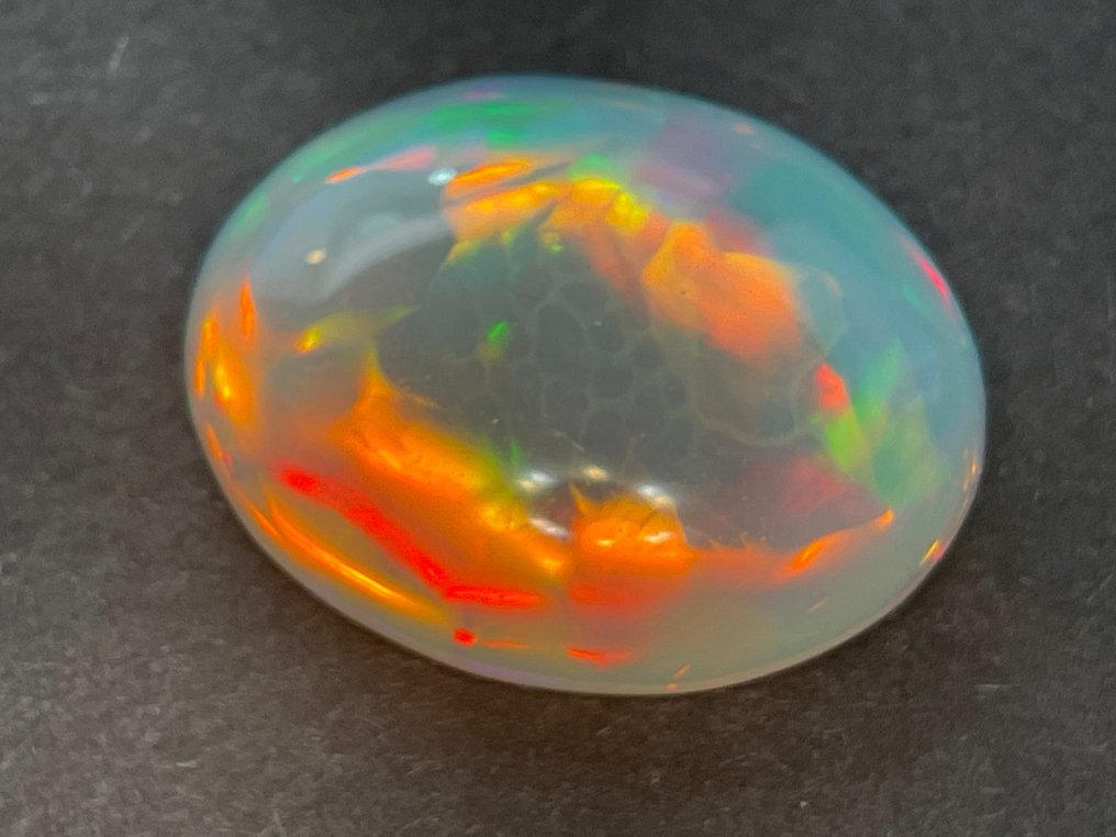 1 pcs  Opal de cristal Fagure - 8.95 ct #3.2
