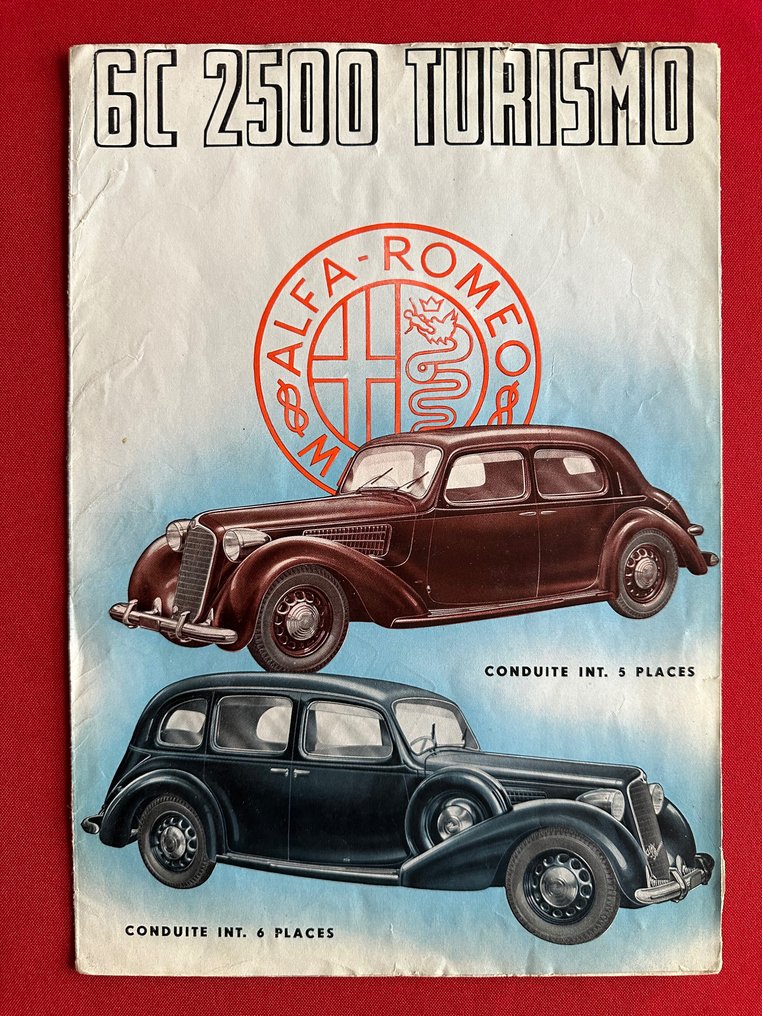 Brochure - Alfa Romeo - 6C 2500 Turismo - 1939 #1.1