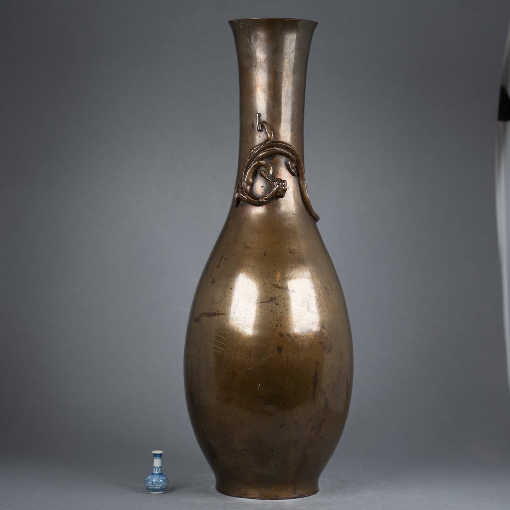 Vase - Bronze - China - Qing Dynastie (1644-1911) #1.1