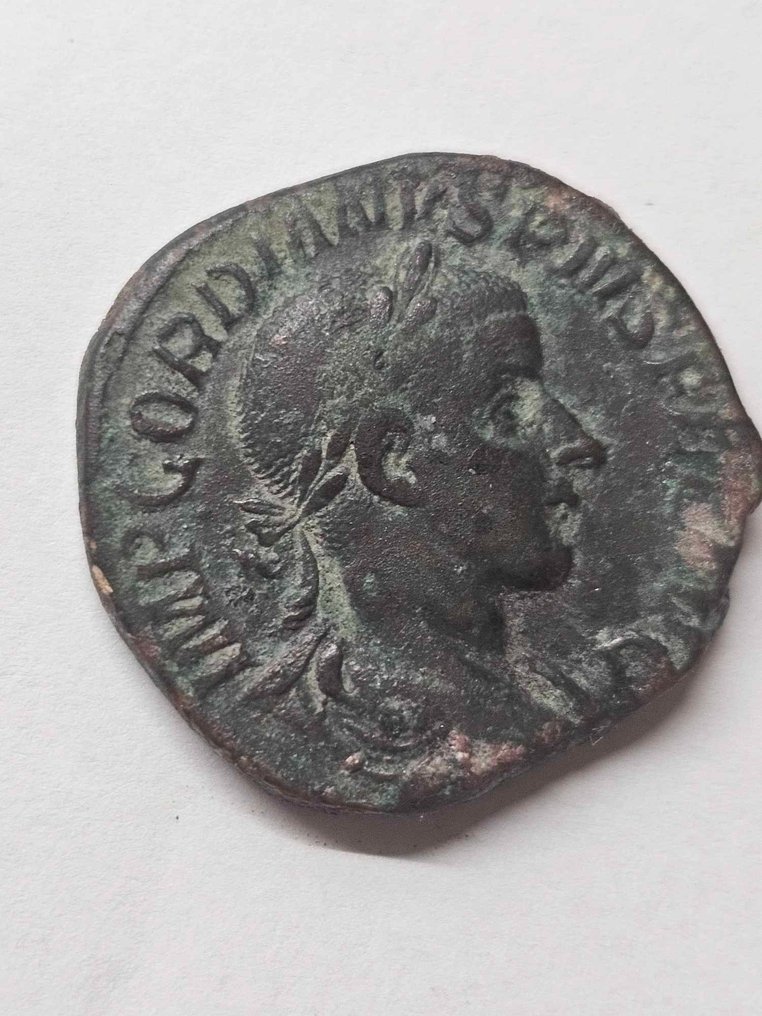 罗马帝国. 戈尔迪安三世（公元238-244）. Sestertius  (没有保留价) #1.1