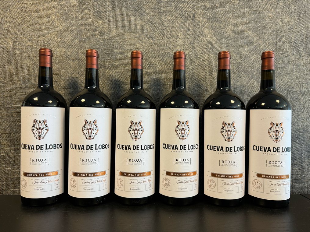 2020 Cueva De Lobos Rioja Crianza - Rioja - 6 Magnums (1.5L) #1.1