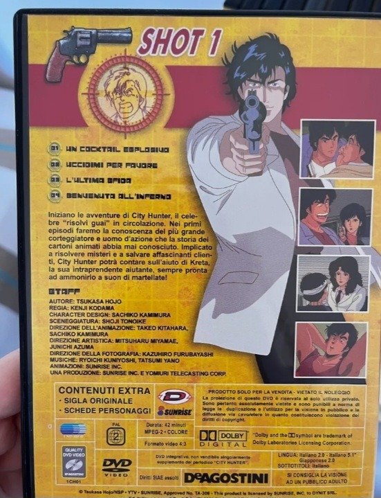 DeAgostini - City Hunter - 40 DVDs - Complete Collection - Region 2 - Italian Language - serie animata - DVD - 2001 #1.2