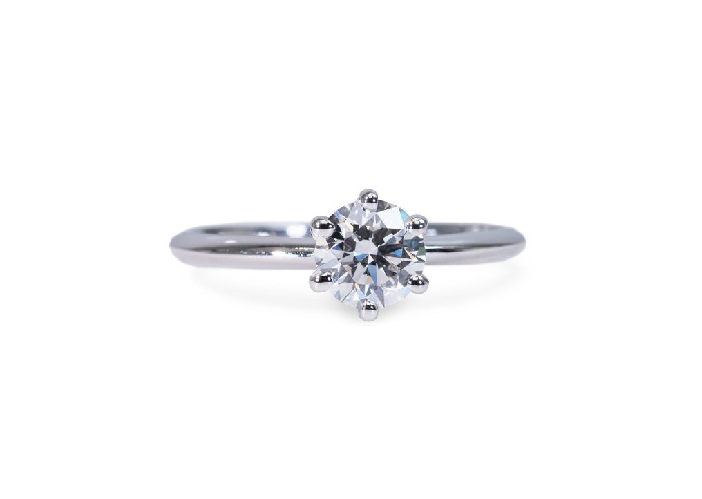Ring Witgoud Diamant  (Natuurlijk) #1.1