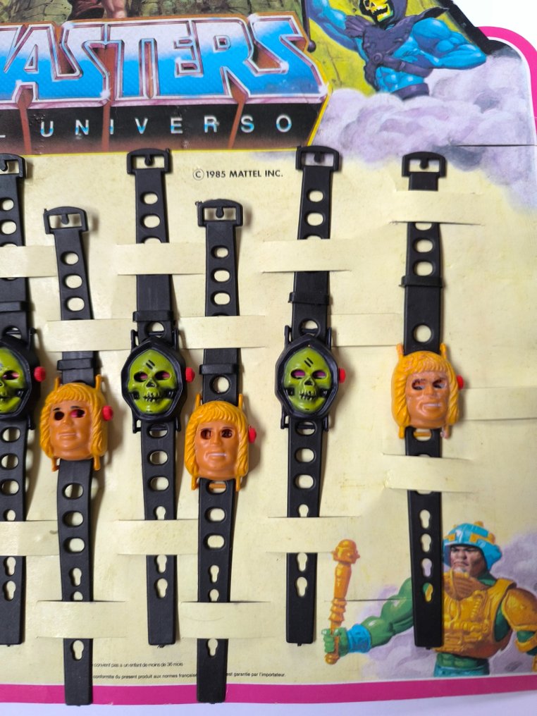 Mattel  - Action figure Masters of Universe: Expositor Completo año 1985 de los relojes de Masters del Universo muy buen - 1980-1990 - Spagna #1.2