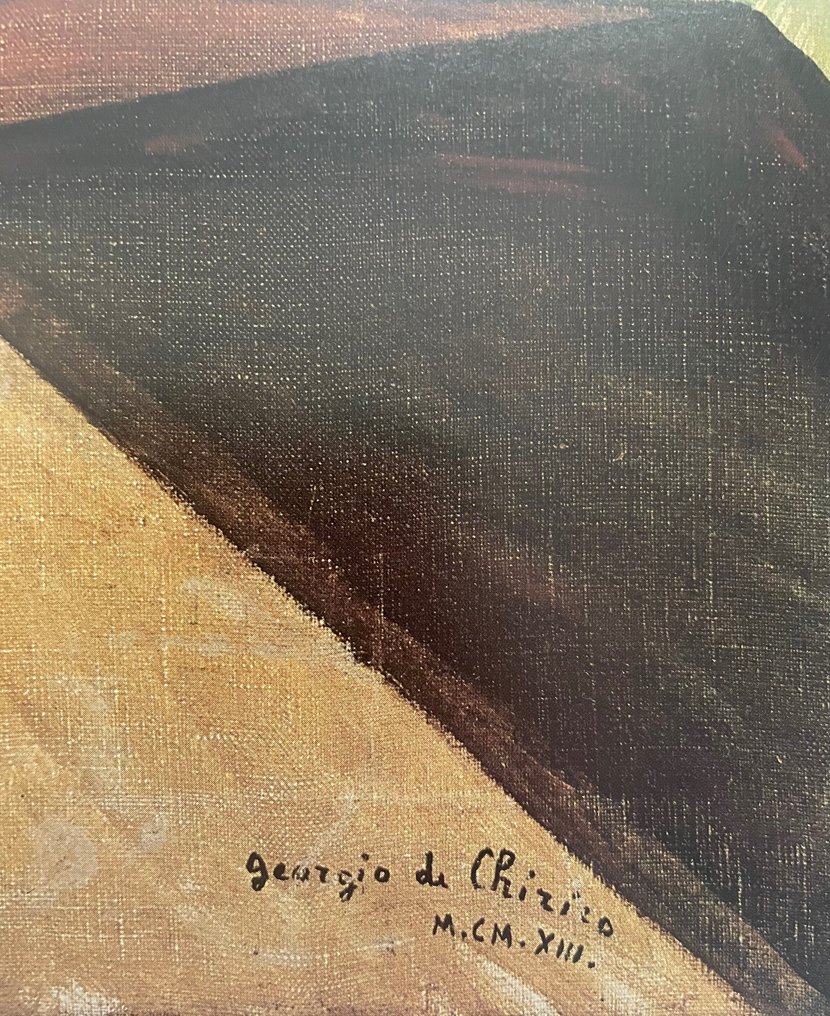 Giorgio de Chirico (after) - La Grande Torre - Achenbach Licensed Print ** NO RESERVE ** #4.3