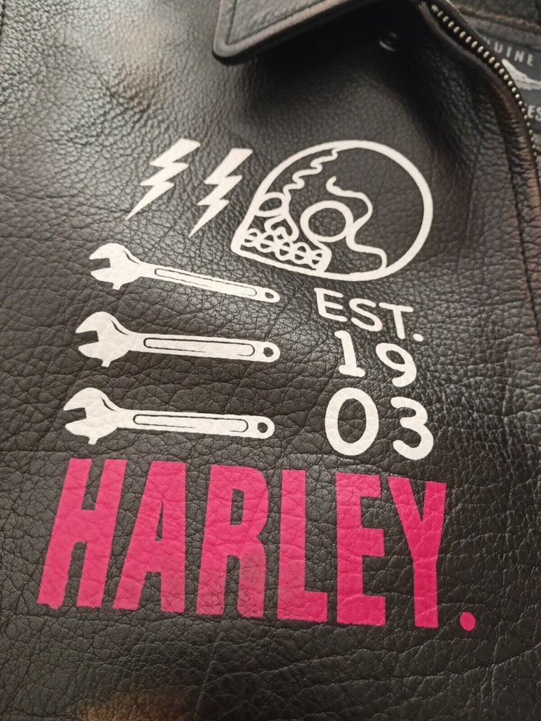 Harley-Davidson Men's Archer Bomber Leather Jacket - 皮夹克 #1.2