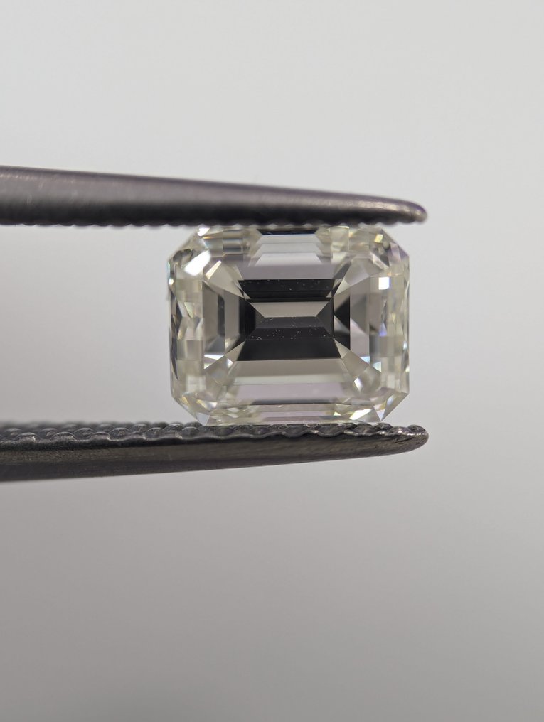 1 pcs Diamante - 1.00 ct - Smeraldo - J - VVS2 #1.1