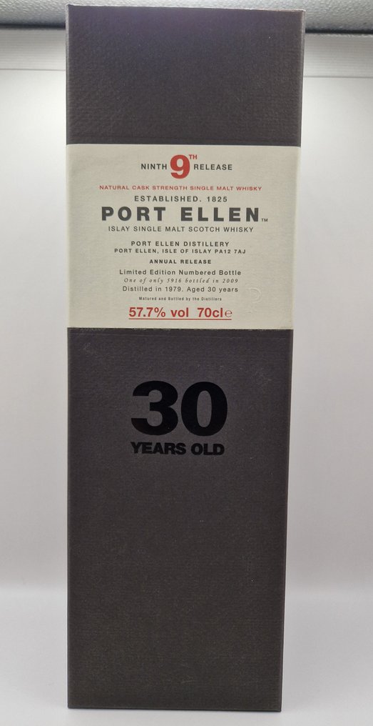 Port Ellen 1979 30 years old - 9th Release - Original bottling  - b. 2009  - 70厘升 #2.2