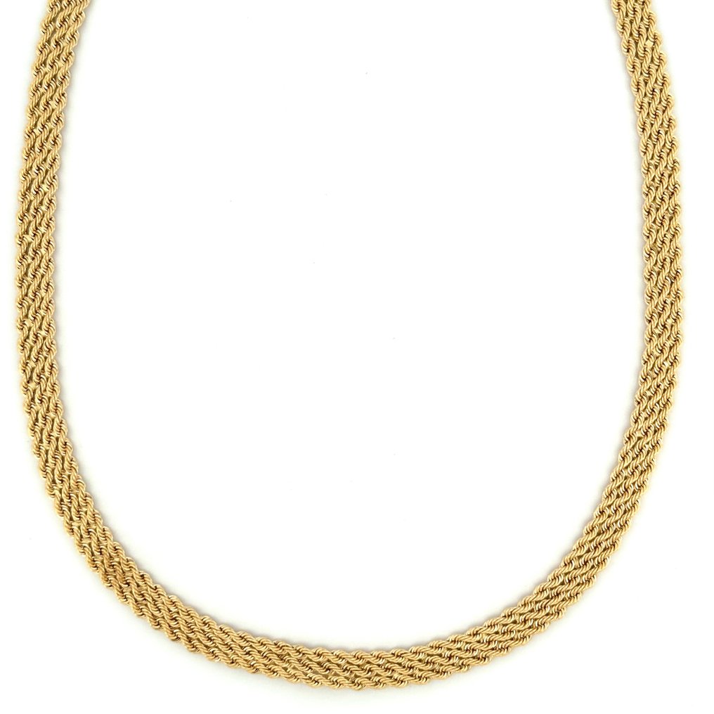 Family Gold - 9.8 gr - 45 cm - 18 Kt - Colier gât Aur galben  #1.1
