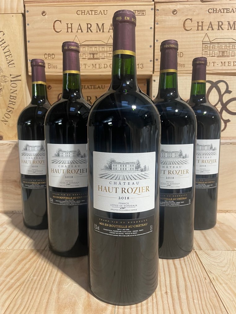 2018 Château Haut Rozier - Bordeaux - 6 Magnums (1.5L) #1.0