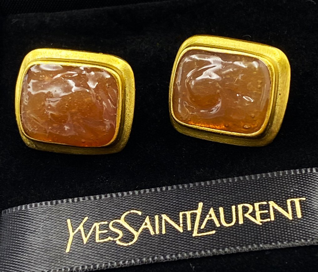 Yves Saint Laurent - Goldgefüllt - Ohrringe #1.1