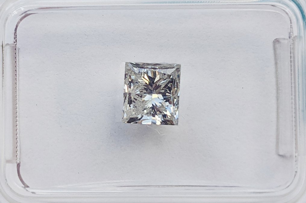 1 pcs 钻石  (天然)  - 0.99 ct - 矩形 - I - SI2 微内含二级 - 国际宝石研究院（IGI） #1.0