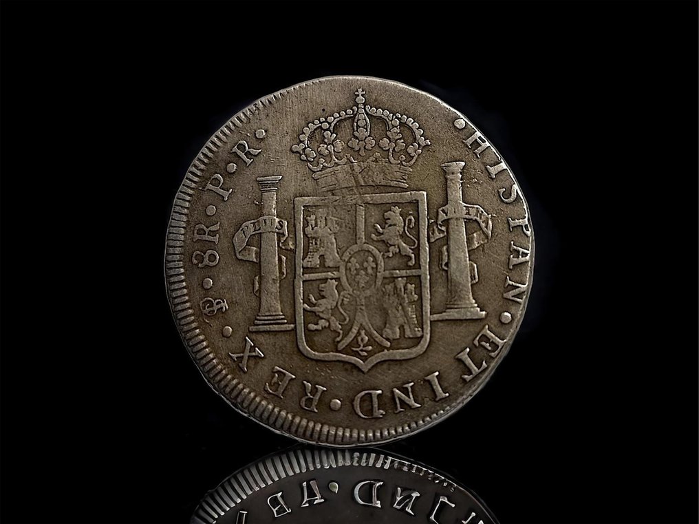 Espanha. Carlos IV (1788-1808). 8 Reales 1791 Potosi PR #2.1