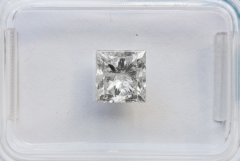 钻石 - 1.24 ct - 公主方形 - G - I1 内含一级 #1.1