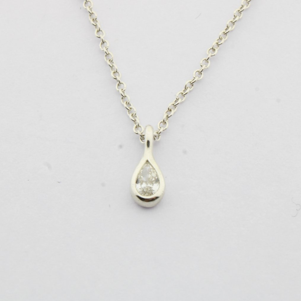 Tiffany & Co. - Halskette - Elsa Peretti Silber Diamant  #1.1
