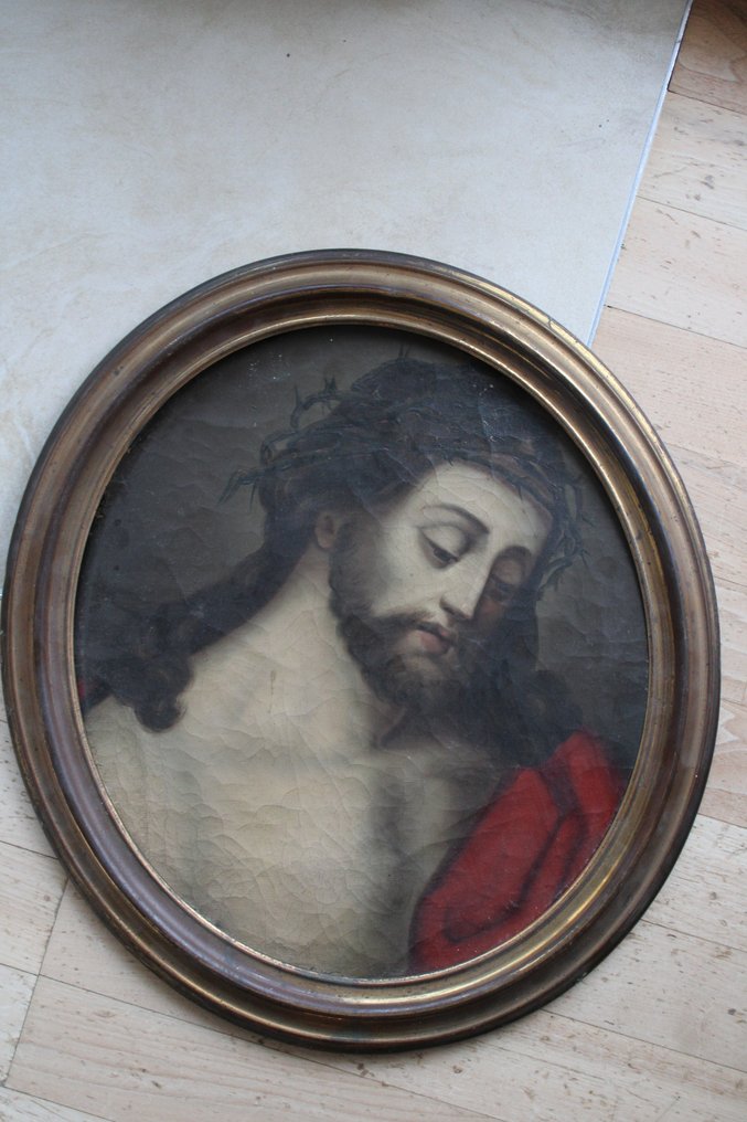 Italienische Schule (XVII) - Christus mit Dornenkrone #2.2