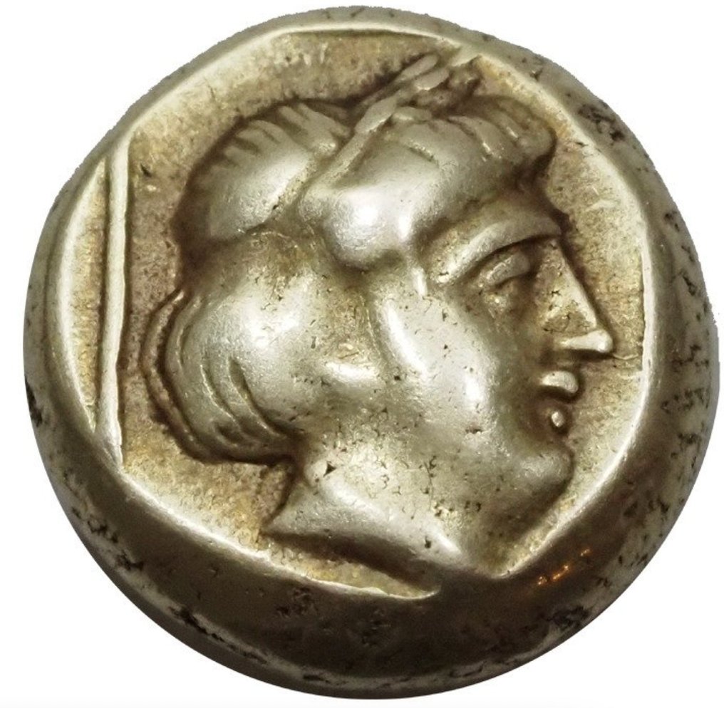 莱斯博斯， 迈蒂莱内. Hekte circa 377-326 BC #1.2