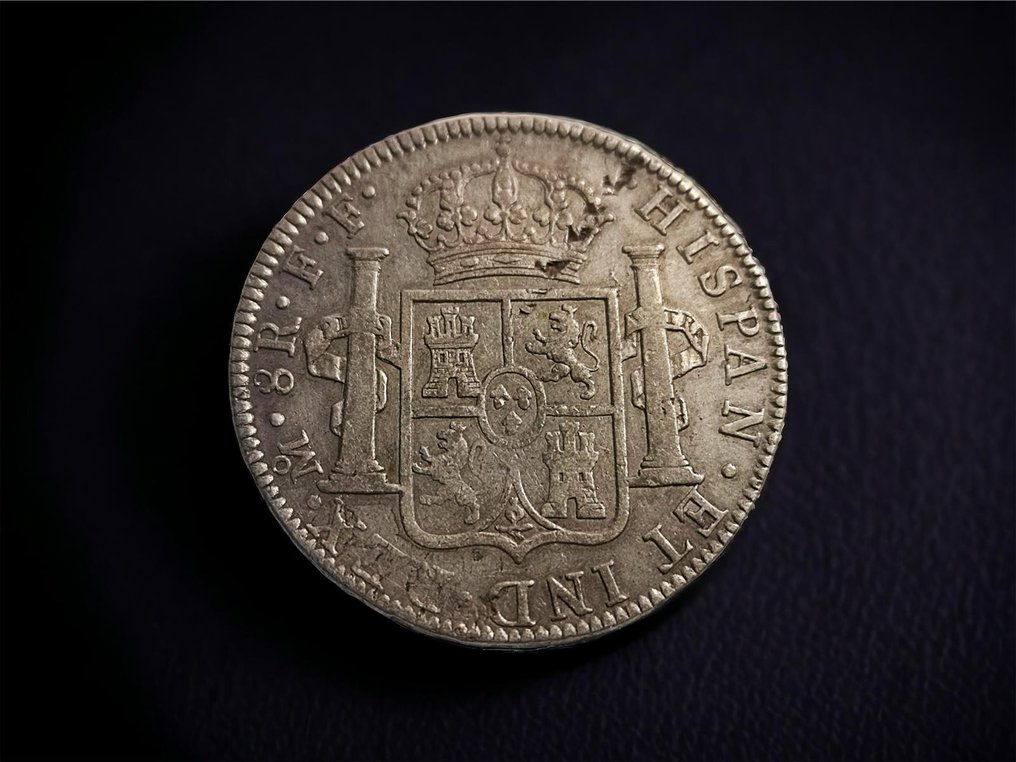 Espagne. Carlos III (1759-1788). 8 Reales 1788 Mexico FF #3.2