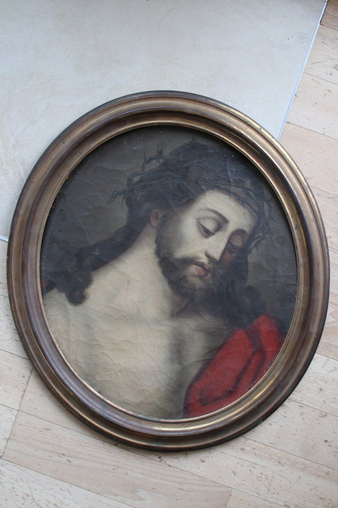Italienische Schule (XVII) - Christus mit Dornenkrone #2.1