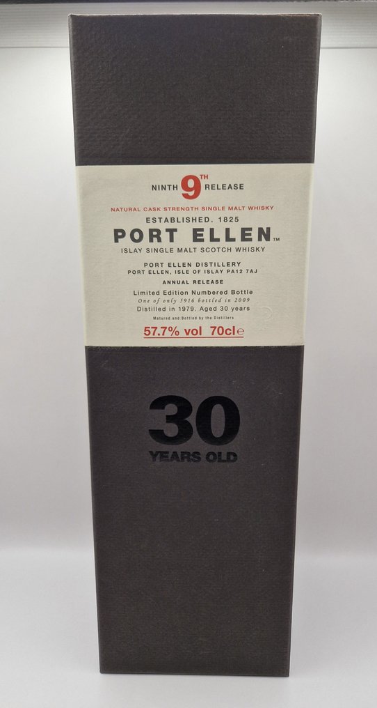 Port Ellen 1979 30 years old - 9th Release - Original bottling  - b. 2009  - 70厘升 #2.1