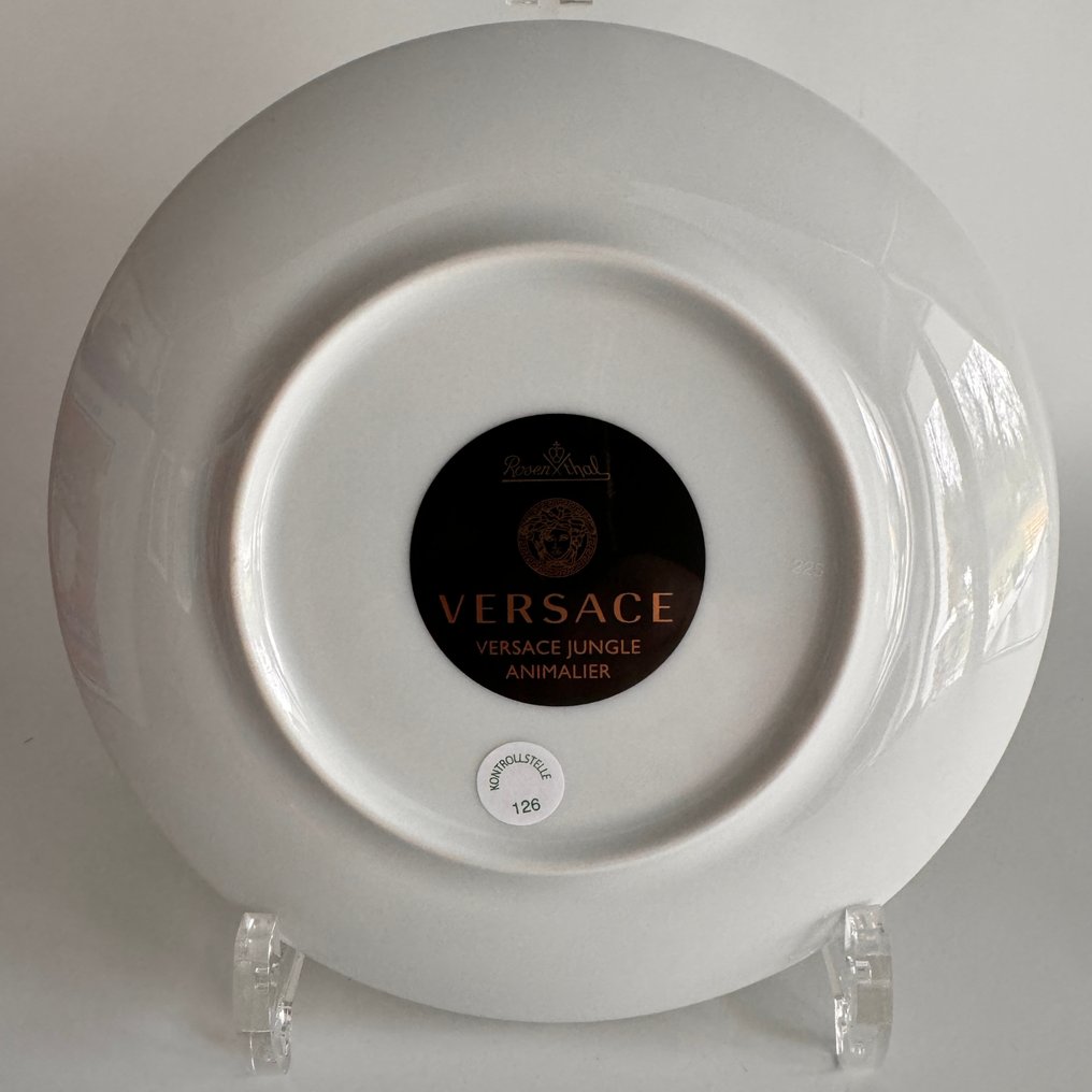 Rosenthal - Versace - 盤子 - Brotteller - 17 cm Jungle Animalier Wild - 瓷器 - Neu Orginalverpackt #3.2