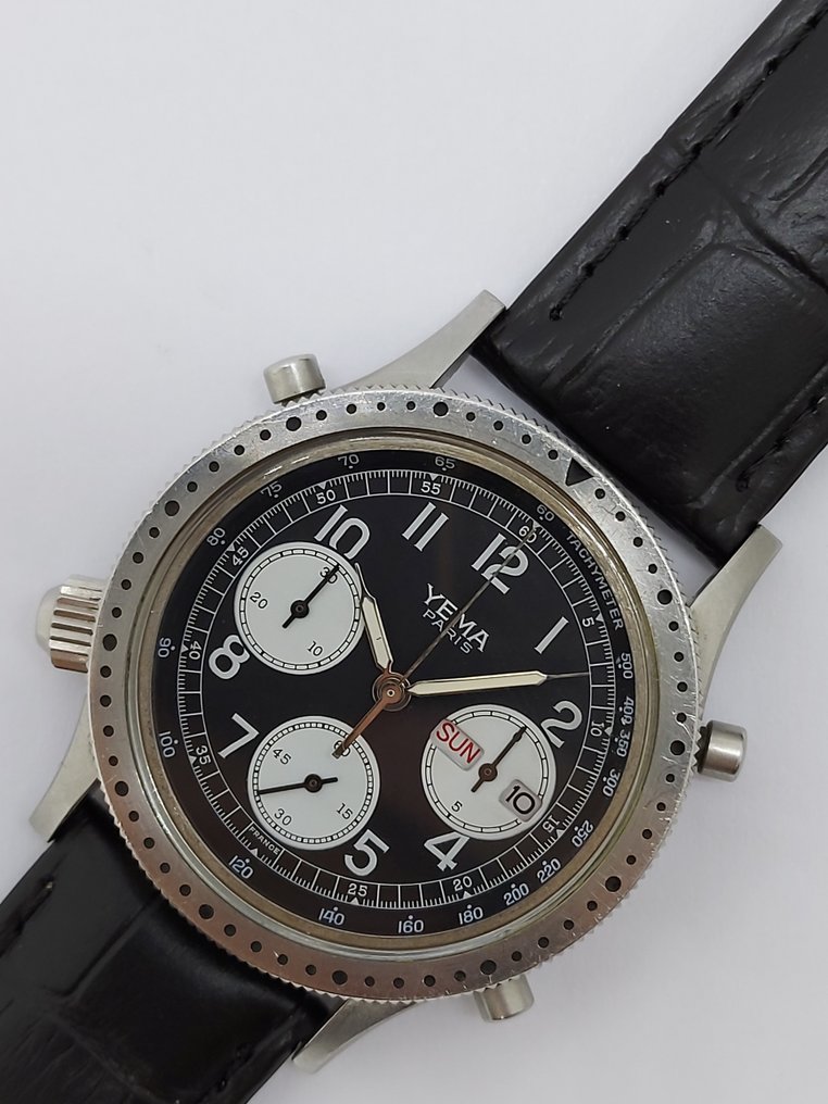 Yema Paris Chronograph - No Reserve Price - V906 - Men - 1980-1989 ...