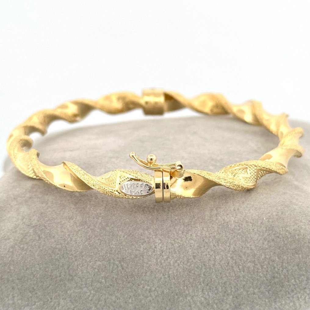 Graziella - 8.7 gr - 19-20 cm - 18 Kt - Armband Geel goud  #2.1