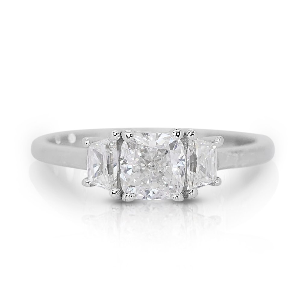 Gyűrű Fehér arany Gyémánt  (Természetes) - Gyémánt #1.2
