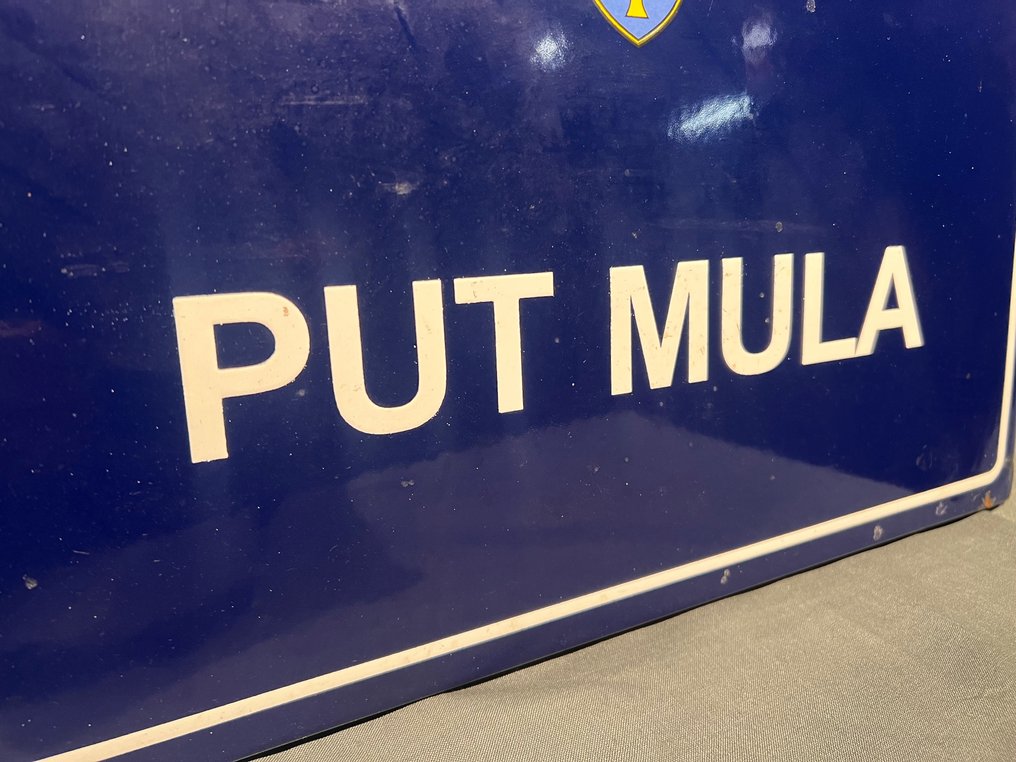 Put Mula - Croazia - 琺瑯標誌牌 - 金屬 #3.2