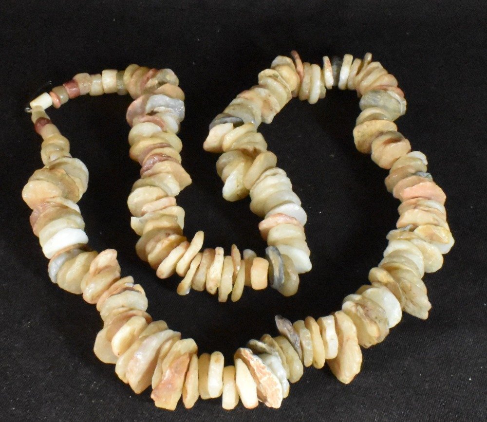 Néolithique Collier de perles de quartz, 70 cm #1.1