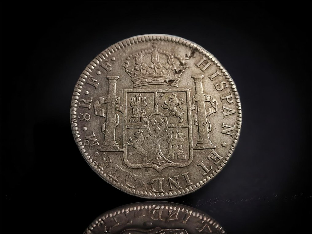 Espagne. Carlos III (1759-1788). 8 Reales 1788 Mexico FF #2.2
