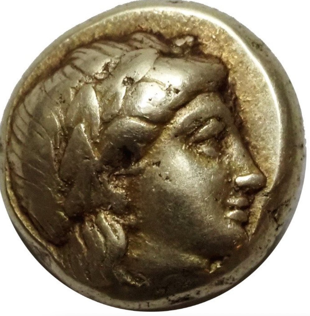 Lesbos, Mytilène. Hekte circa 377-326 BC #1.1