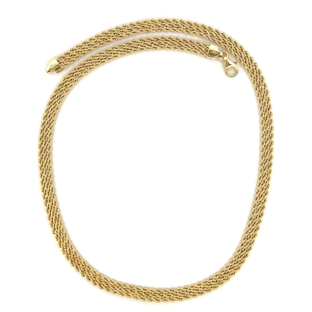 Family Gold - 9.8 gr - 45 cm - 18 Kt - Colier gât Aur galben  #1.2