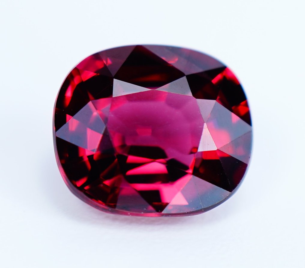 色彩品质优良 - 鲜艳/深紫红粉色红榴石 石榴石 - 1.50 ct #1.1