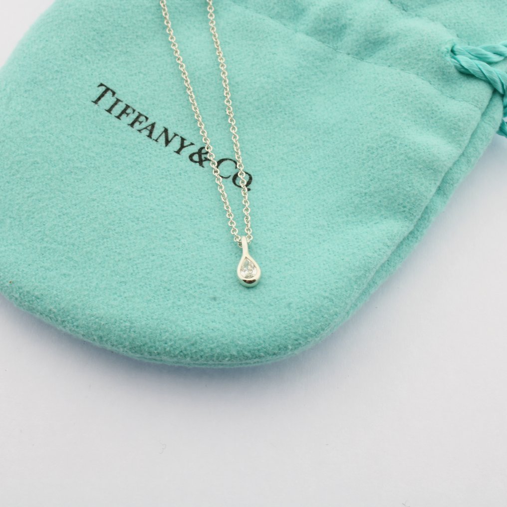Tiffany & Co. - Halskette - Elsa Peretti Silber Diamant  #1.2