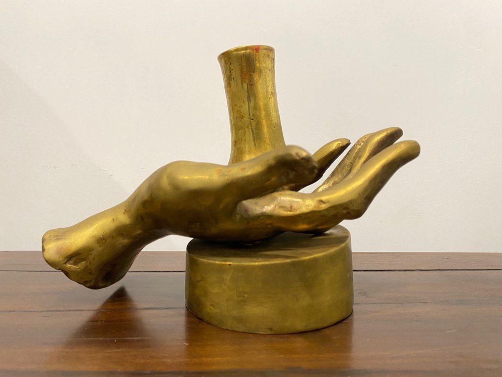 Eleni Vernadaki(1933) - Skulptur, Mano - 15 cm - Brons #1.1