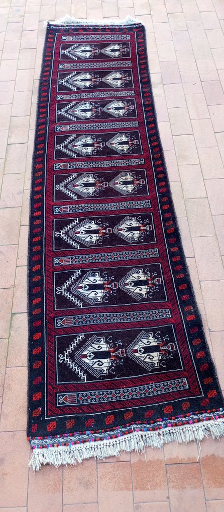 Afghan - 小地毯 - 327 cm - 85 cm #1.1